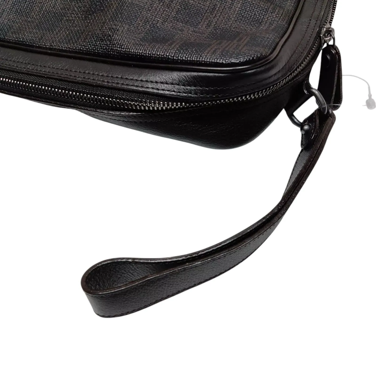 700165BC (L1) Dunhill Clutch Bag Brown PVC