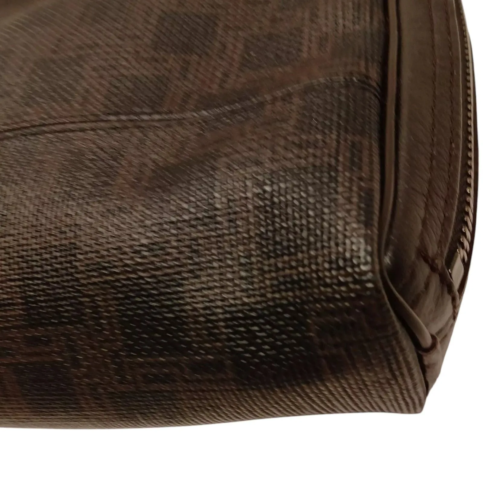 700165BC (L1) Dunhill Clutch Bag Brown PVC