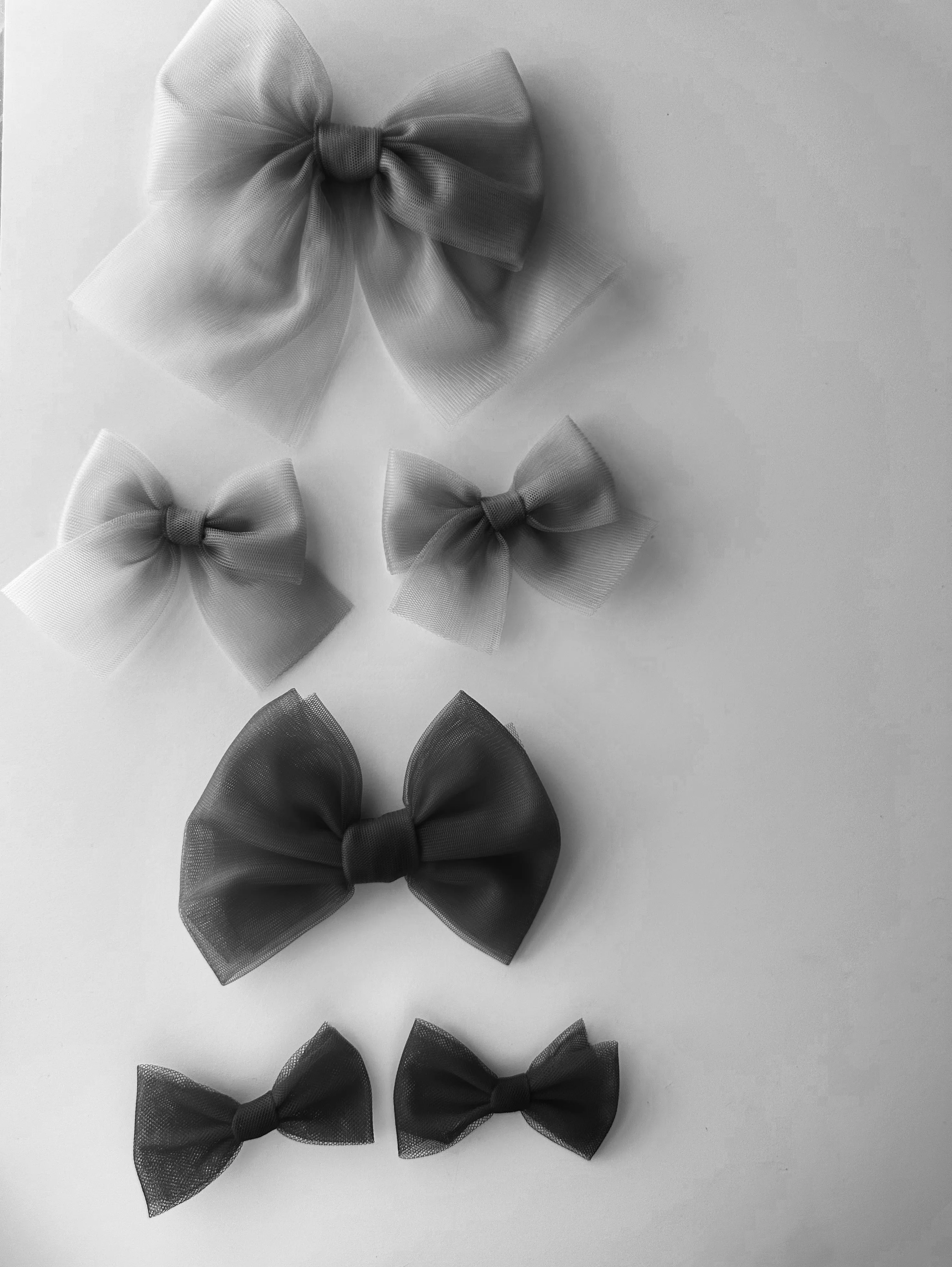 Baby Blue Tulle   Sailor Bows