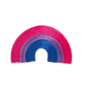 Bisexual Pride Rainbow Iron-on Embroidered Patch