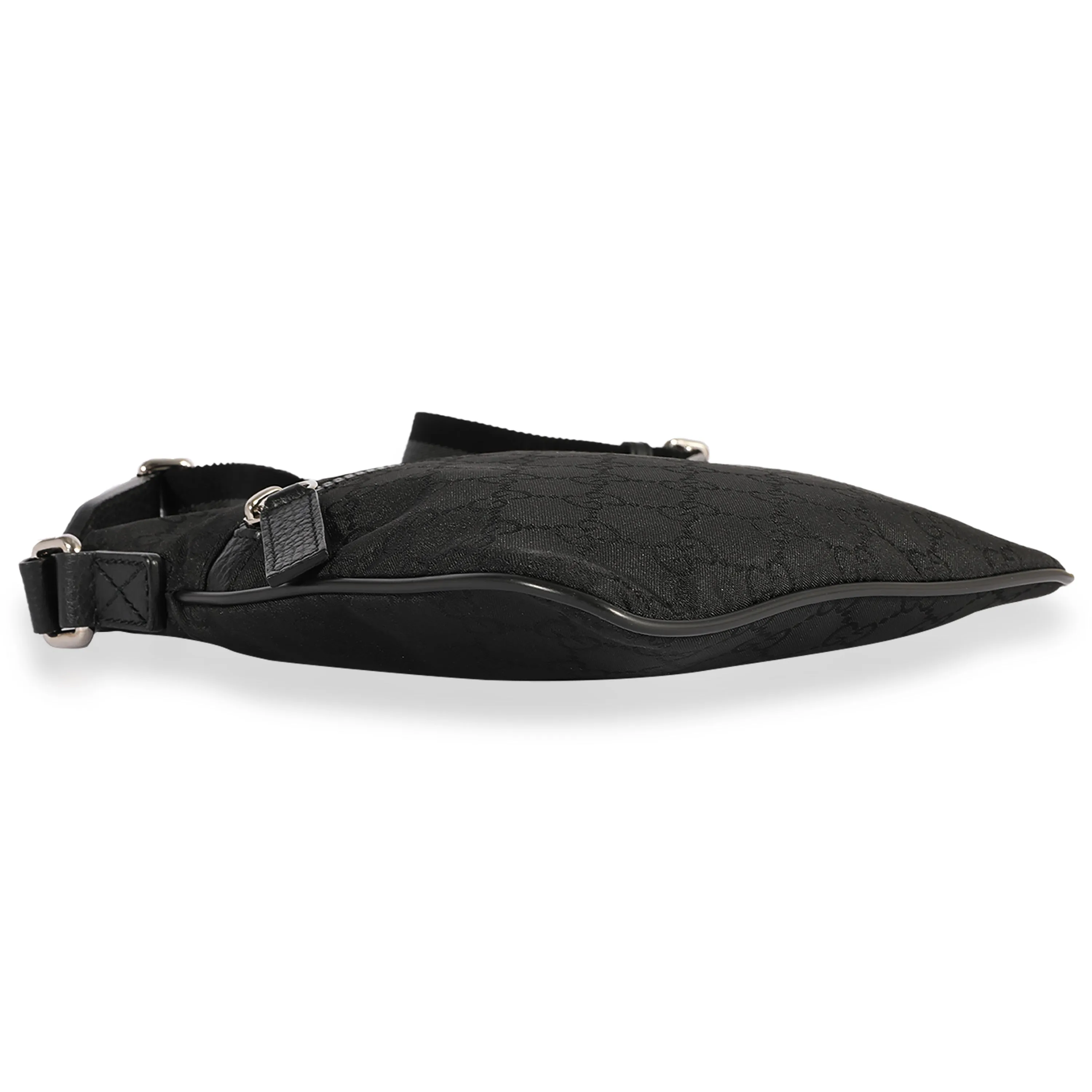 Black GG Nylon Crossbody