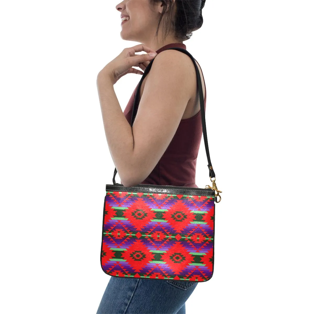Cree Confederacy Chicken Dance Small Shoulder Bag