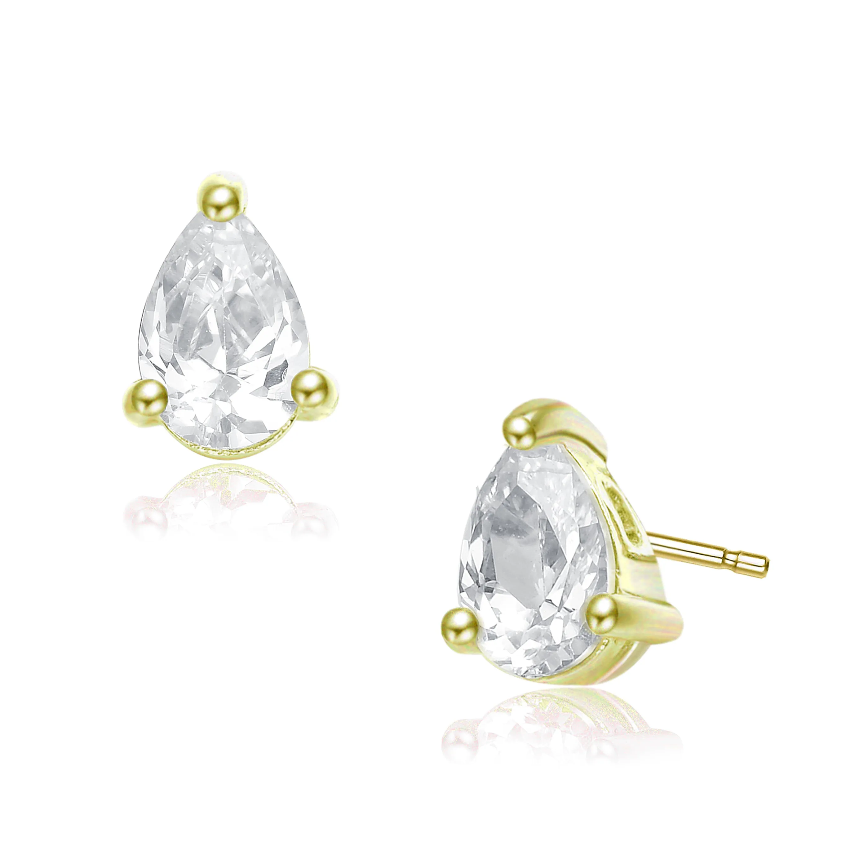 Gabrielle Pear Studs