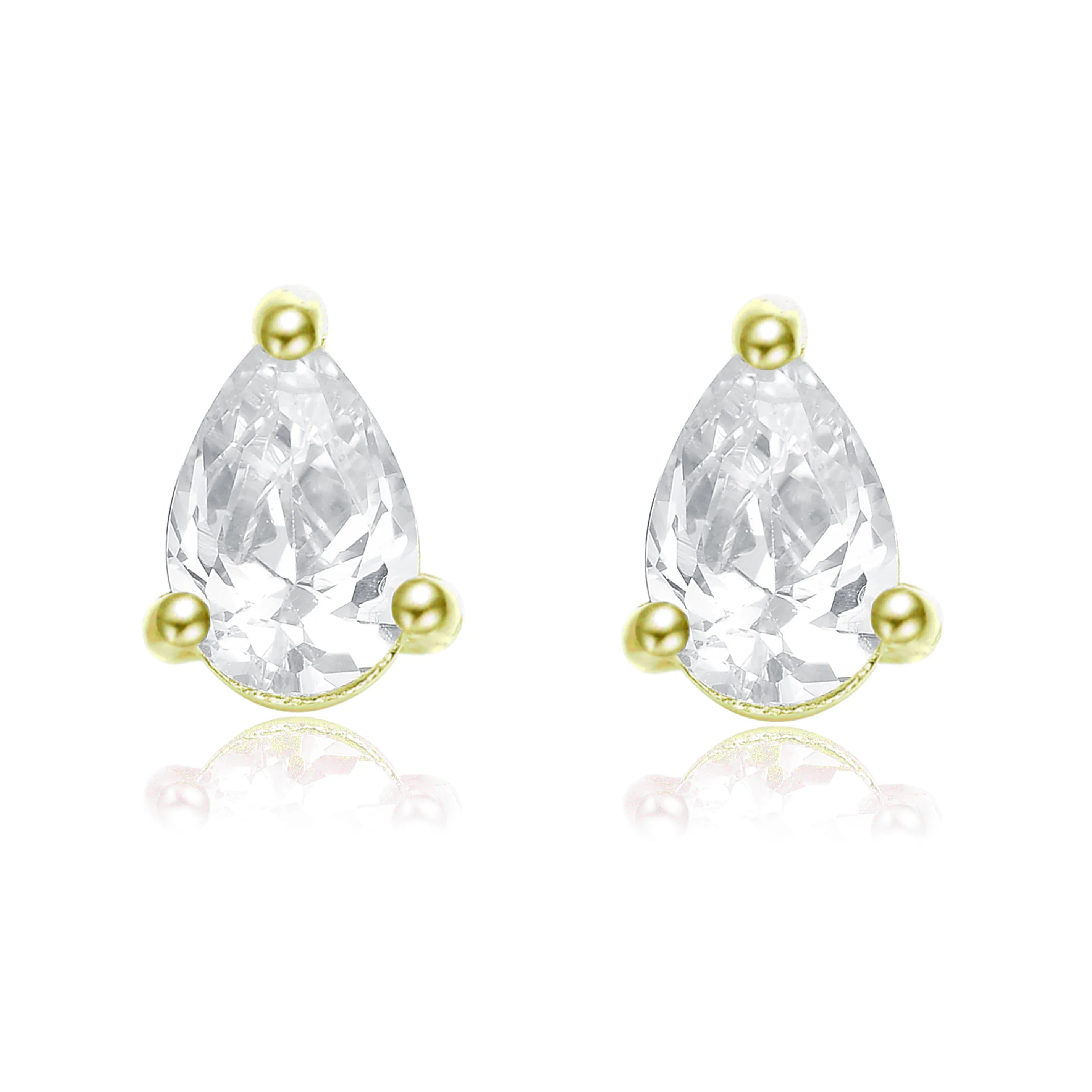Gabrielle Pear Studs