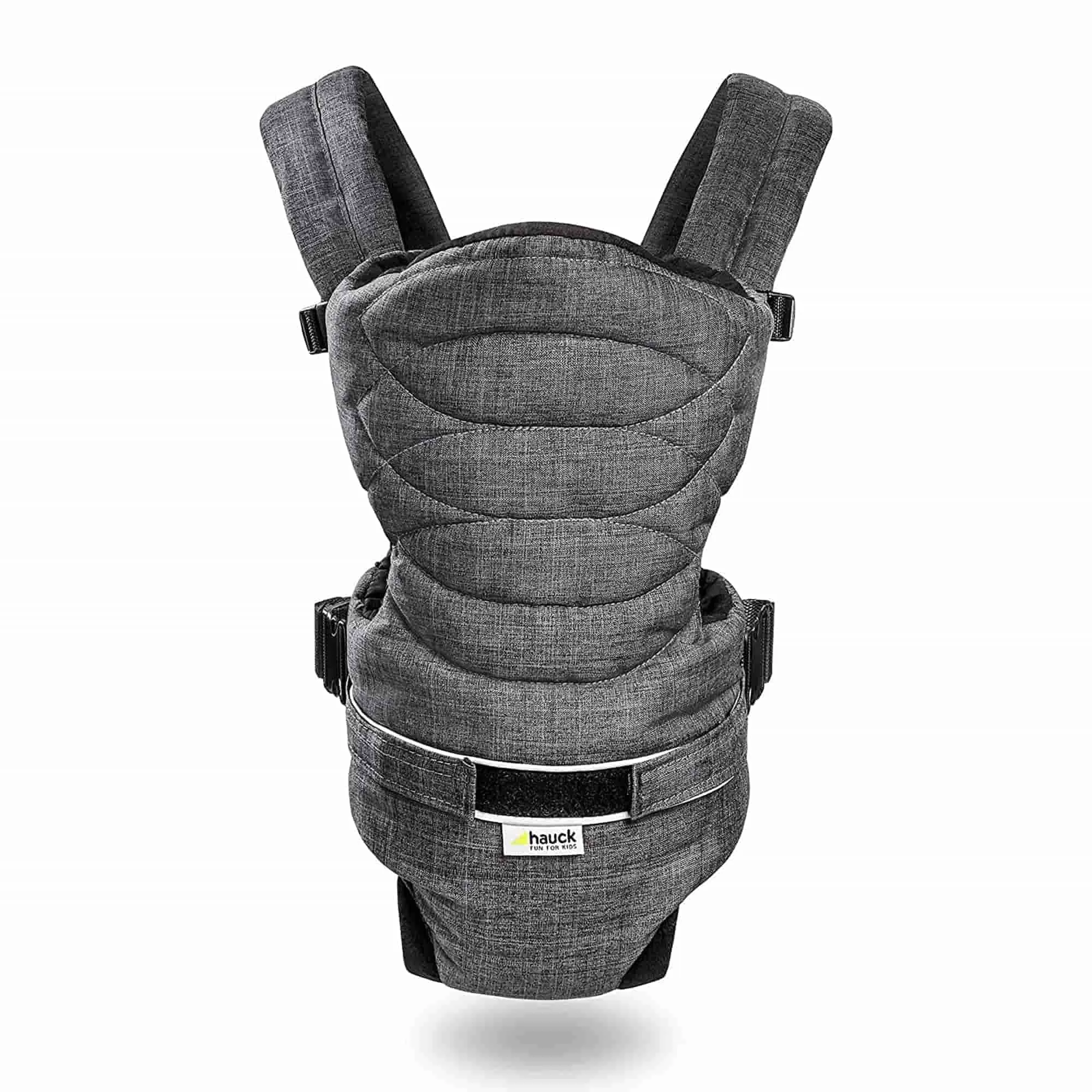 Hauck 2 Way Carrier Baby Carrier Melange Charcoal Birth  to 9M