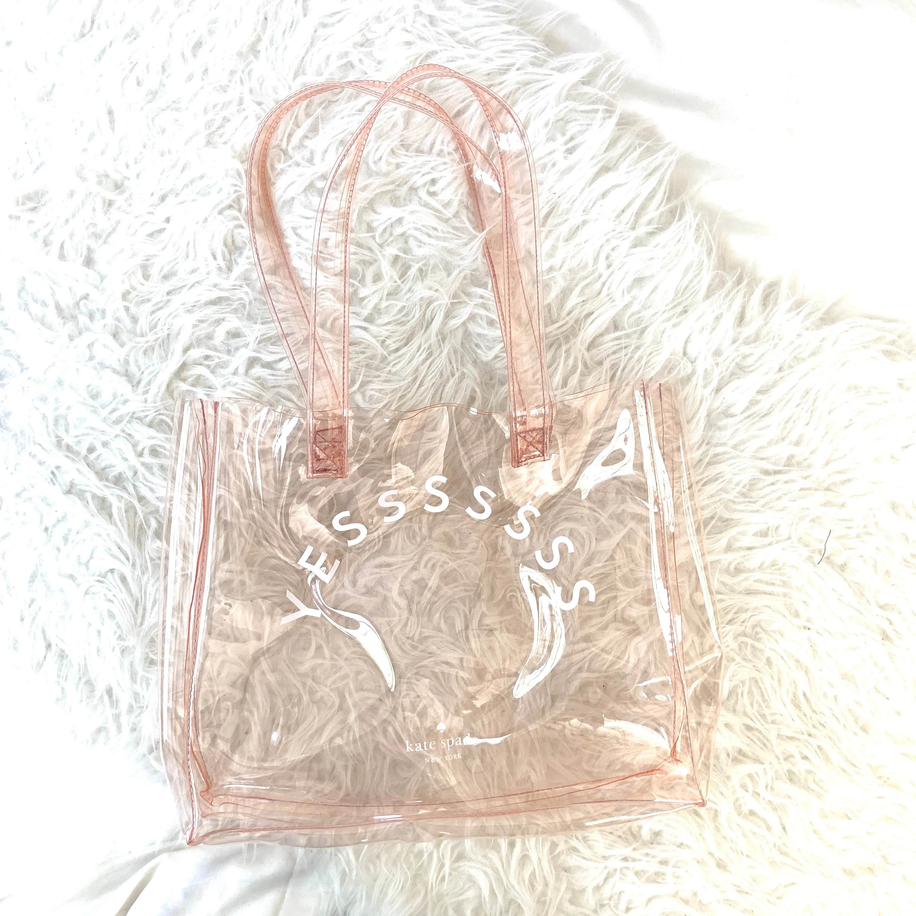 Kate Spade Yes Clear Bag