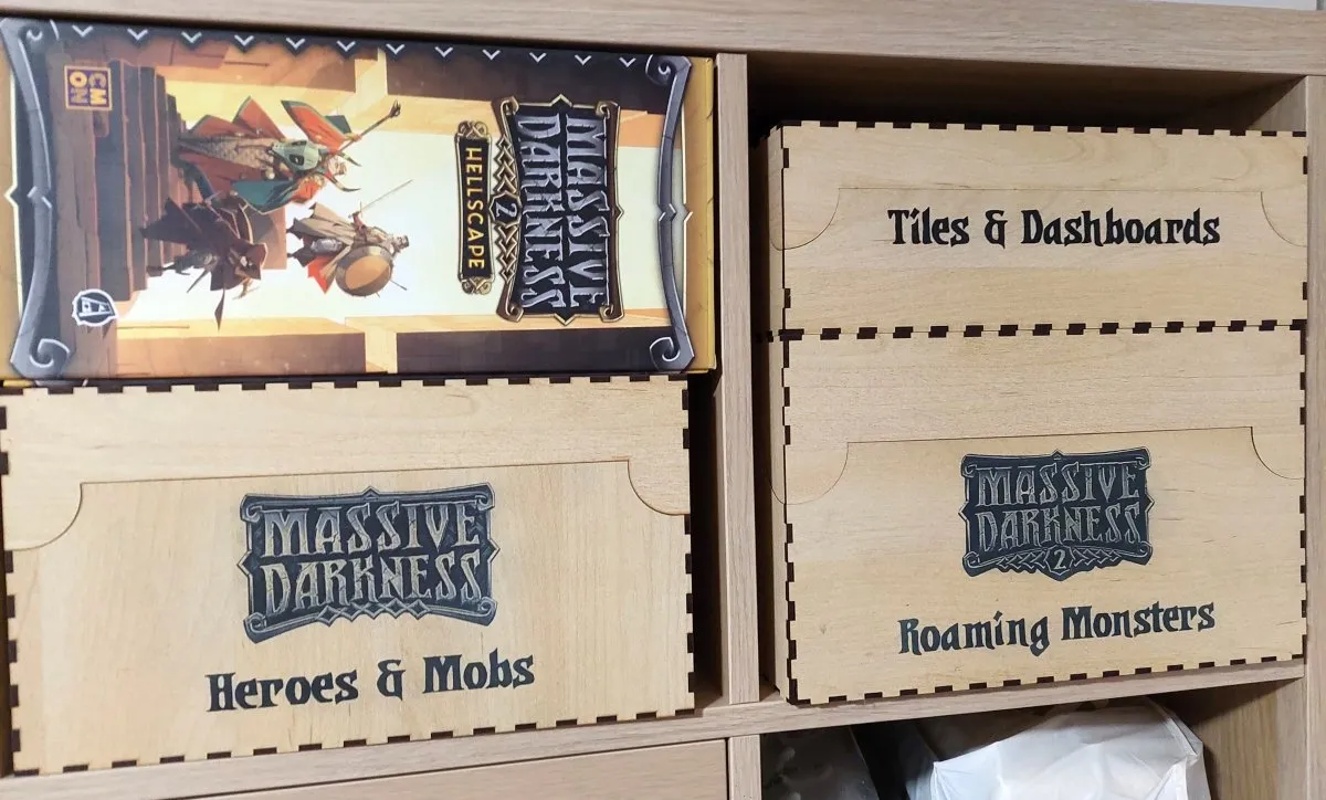 Massive Darkness 2 Tiles & Dashboards box