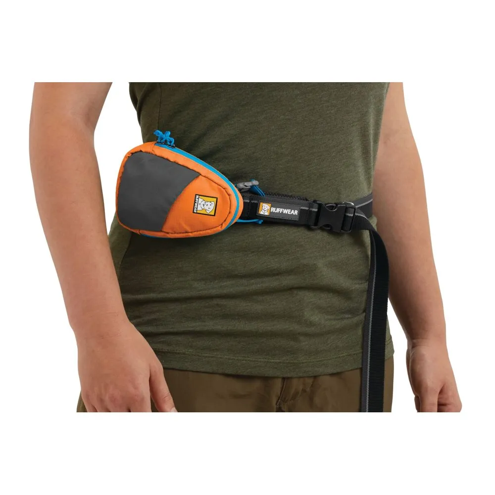 Ruffwear Stash Bag Multi-Function Dog Poop Bag Dispenser (Orange Poppy)