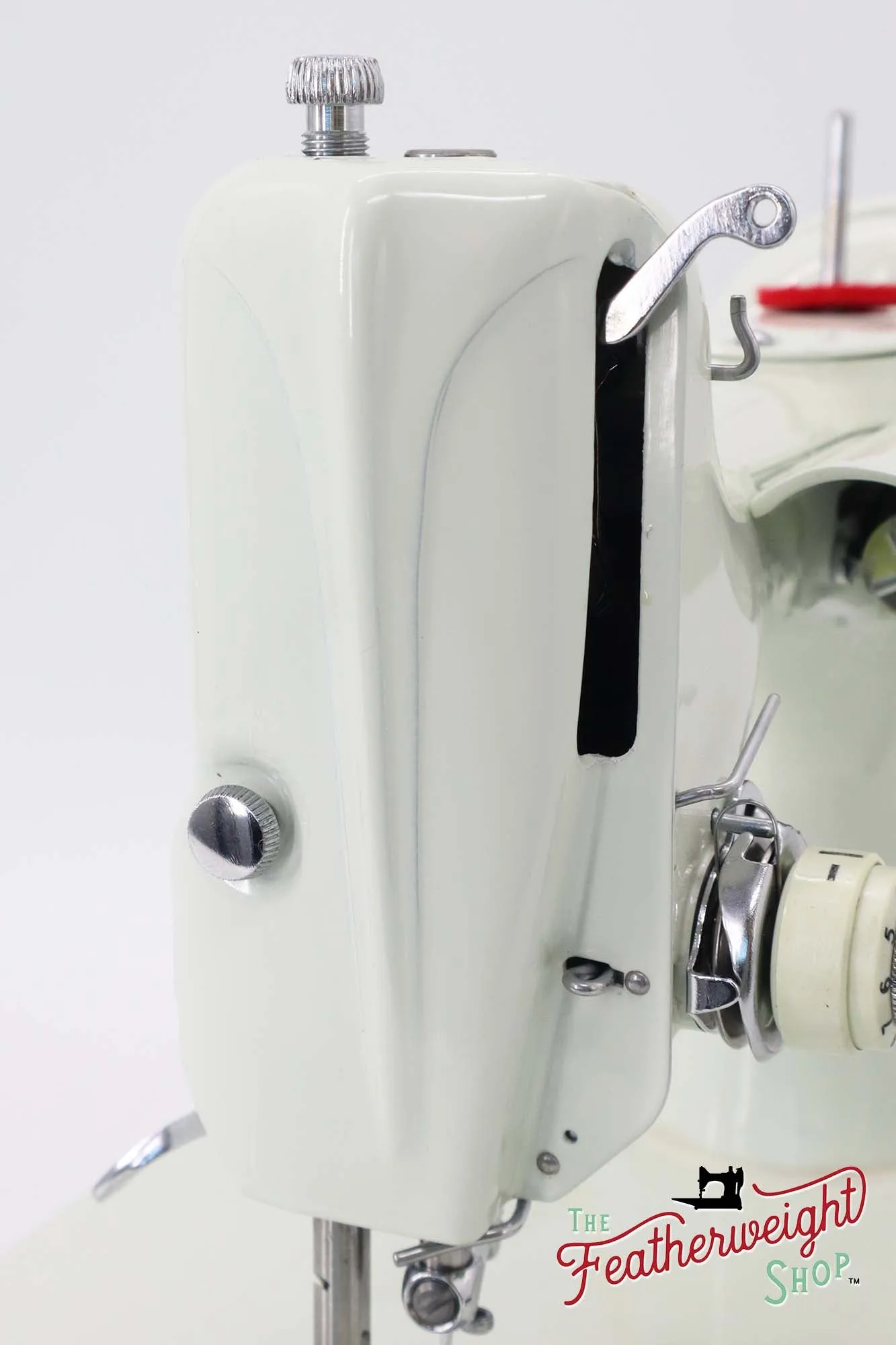 Singer Featherweight 221K Sewing Machine, British WHITE EV970***