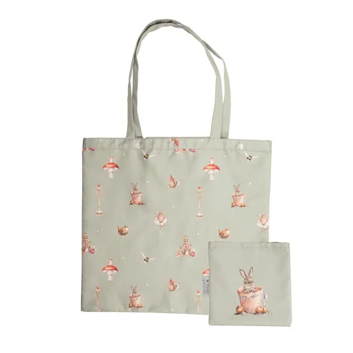 Wrendale Garden Friends Rabbit Foldable Shopper Bag